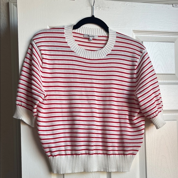 Madewell Sweaters - Madewell Textural-Stitch Cotton Sweater